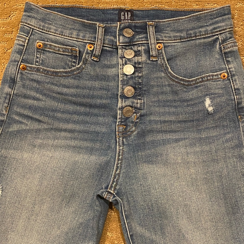 Gap High Rise True Skinny Ankle Jeans